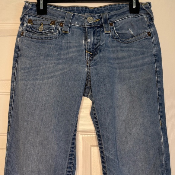 True Religion Slim Straight Low Rise Jeans - Picture 2 of 13